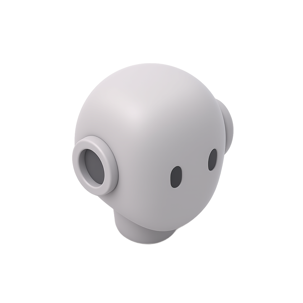 3D Robot Icon